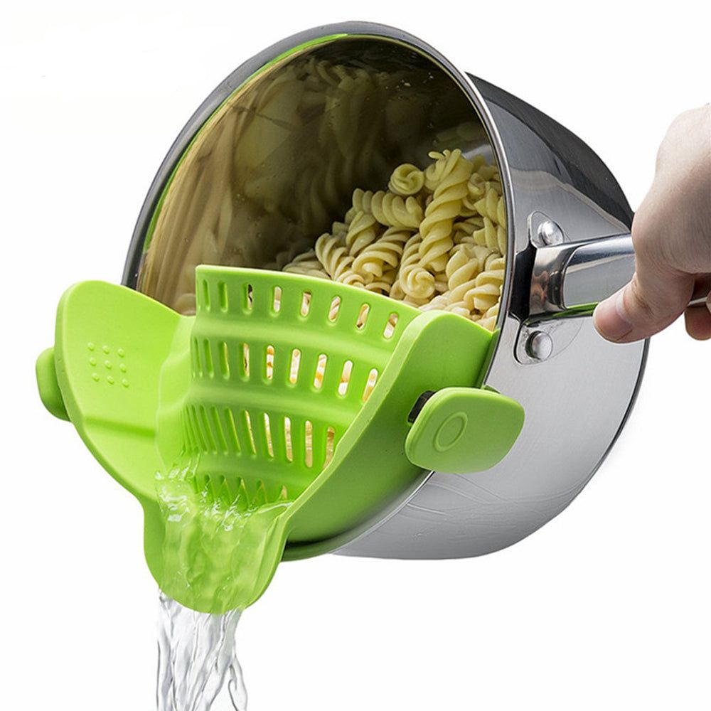 SILICONE CLIP ON POT STRAINER - luvinly