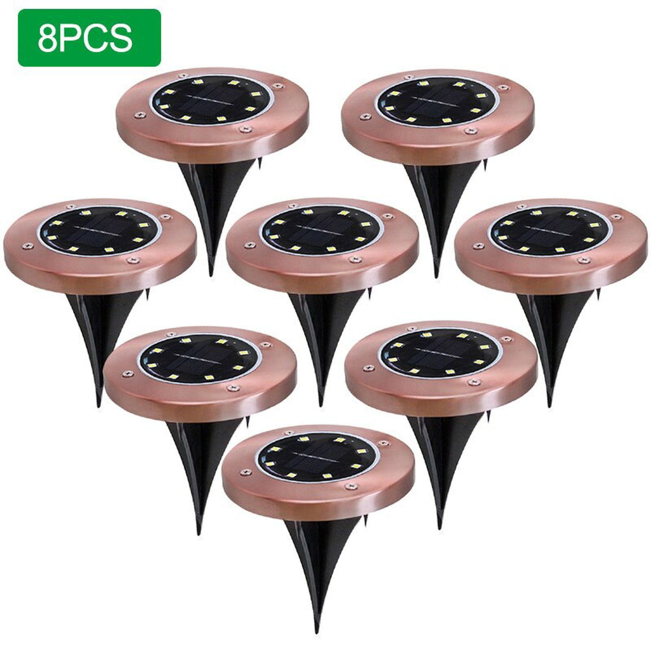 SOLAR POWERED GROUND LIGHTS - luvinly