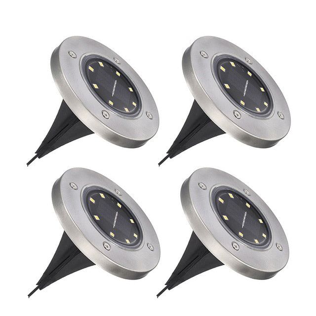SOLAR POWERED GROUND LIGHTS - luvinly