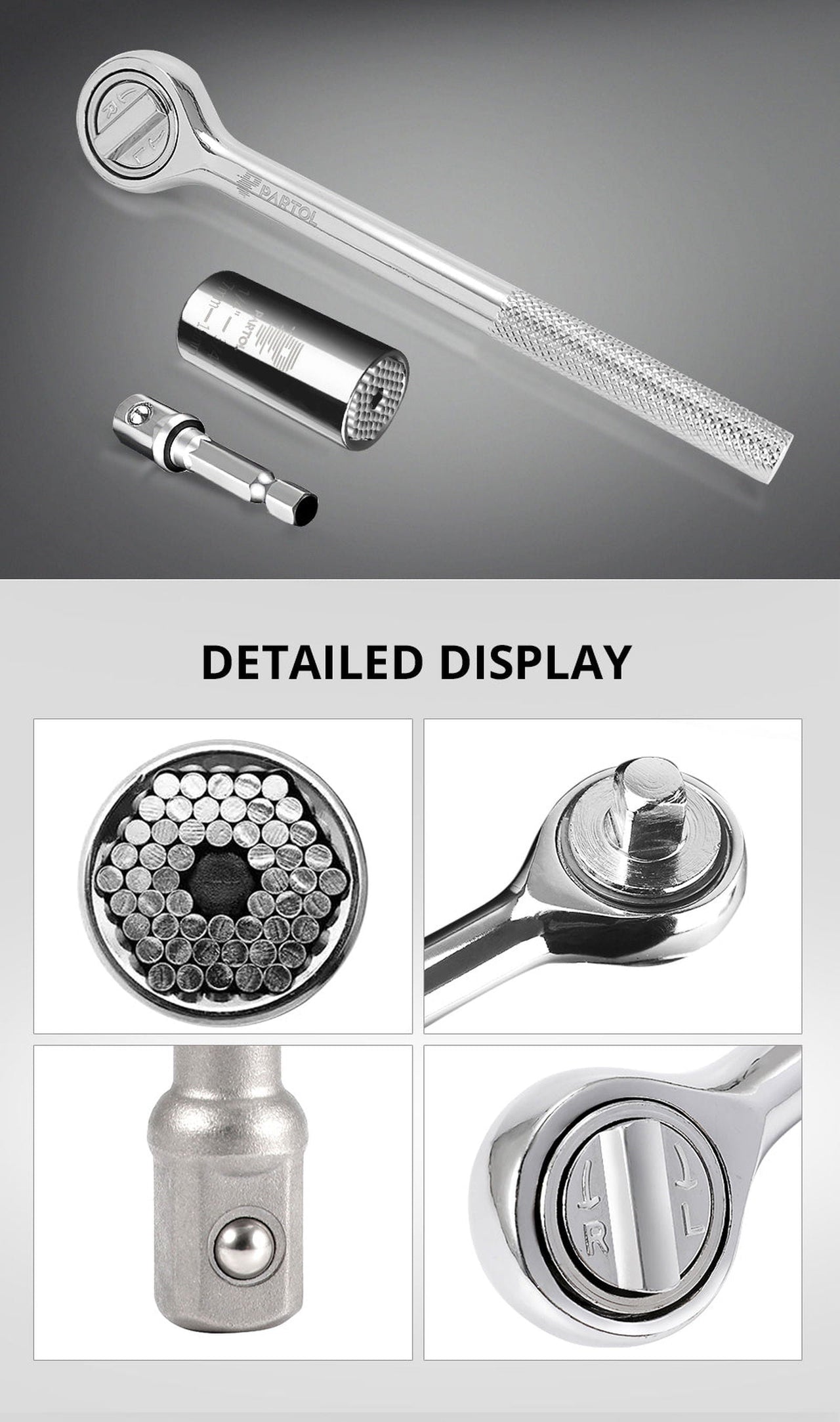 SUPERIOR UNIVERSAL TORQUE WRENCH - luvinly