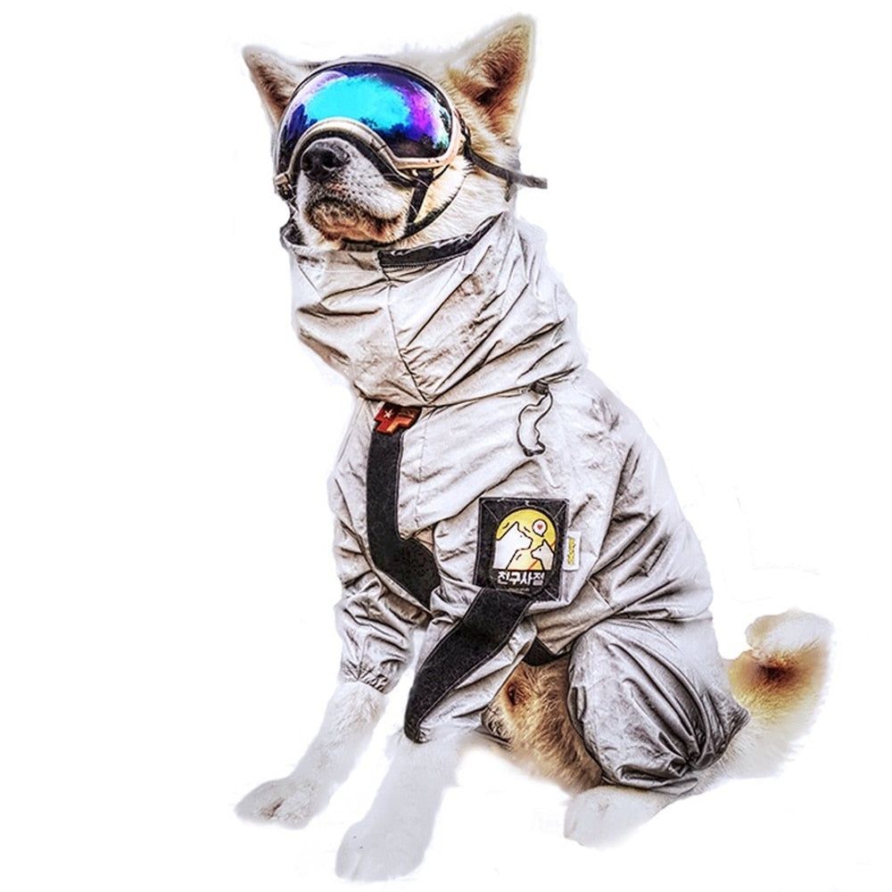 SafeCoat - Reflective All-weather Waterproof Dog Rain Coat - luvinly