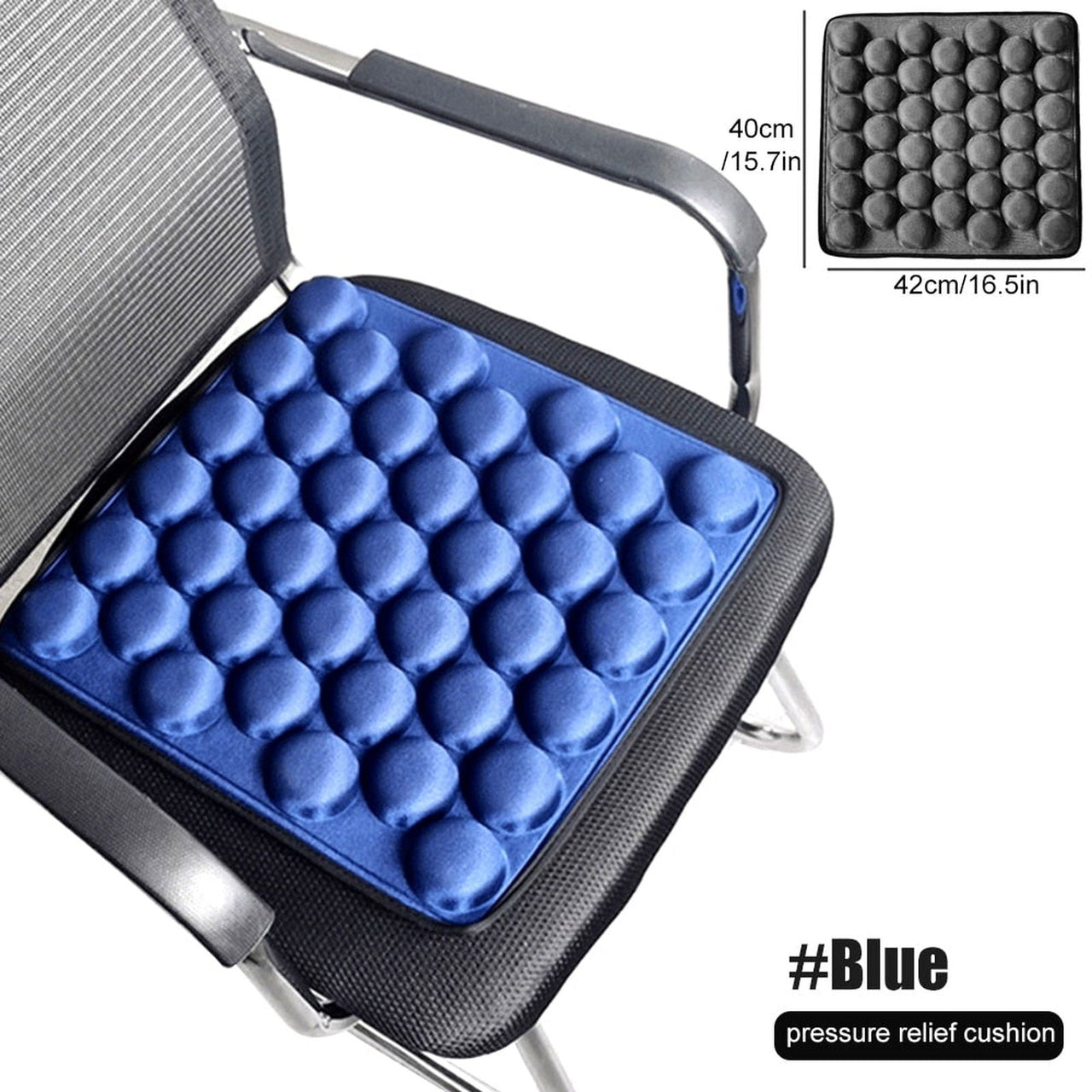SeatPuff - 3D Nonslip Pressure Relief Air Cushion - luvinly