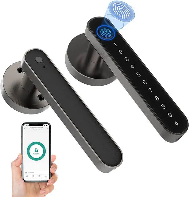 SecureTouch™ Smart Fingerprint Door Lock - luvinly