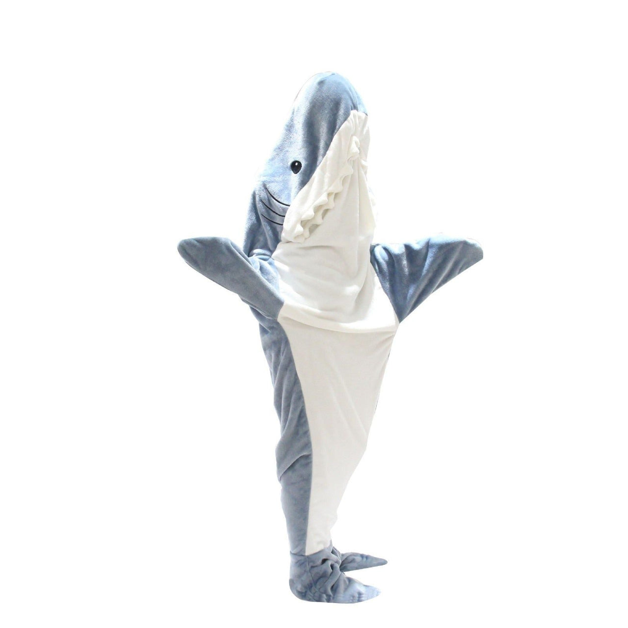 SharkieWrap - Wearable Shark Blanket Hoodie - luvinly