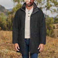 Thumbnail for Sheepskin Casual Woolen Coat - luvinly