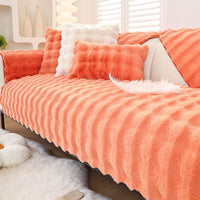 Thumbnail for SofaSnug - Cosy Plush Solid Colour Non-Slip Couch Cover - luvinly
