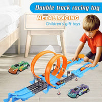 Thumbnail for SpeedTrack - Loop Stunt Double Car Wheels Track Set - luvinly