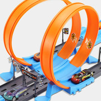 Thumbnail for SpeedTrack - Loop Stunt Double Car Wheels Track Set - luvinly