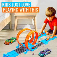 Thumbnail for SpeedTrack - Loop Stunt Double Car Wheels Track Set - luvinly