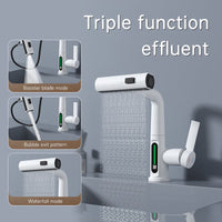Thumbnail for SplashGlow - Multifunctional Bathroom Faucet With LED Temperature Display - luvinly
