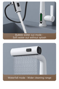 Thumbnail for SplashGlow - Multifunctional Bathroom Faucet With LED Temperature Display - luvinly