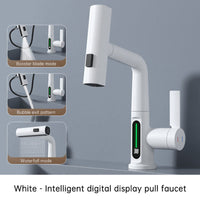 Thumbnail for SplashGlow - Multifunctional Bathroom Faucet With LED Temperature Display - luvinly