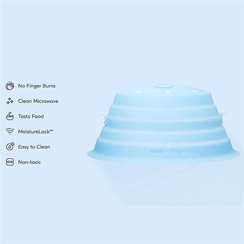 SplashGuard - New Silicone Microwave Heating Cover - luvinly