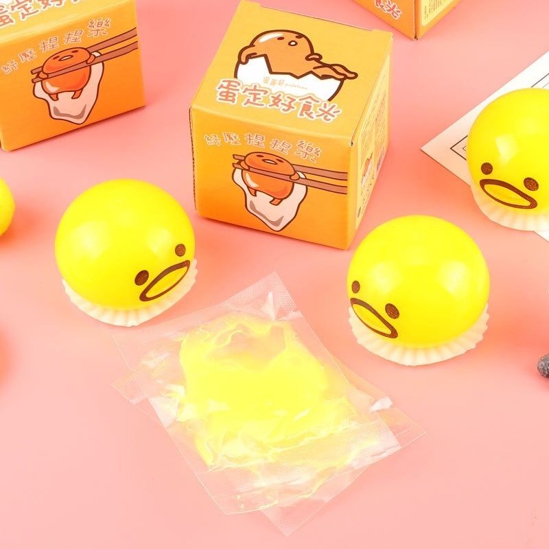 Squishy Puking Egg Yolk Stress Ball - luvinly