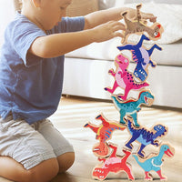 Thumbnail for Stacked  Dinosaur Balancing Game - luvinly