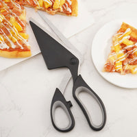 Thumbnail for Stainless Steel Pizza Scissors Baking Tool Removable PIZZA Scissors Pizza Cutter - luvinly