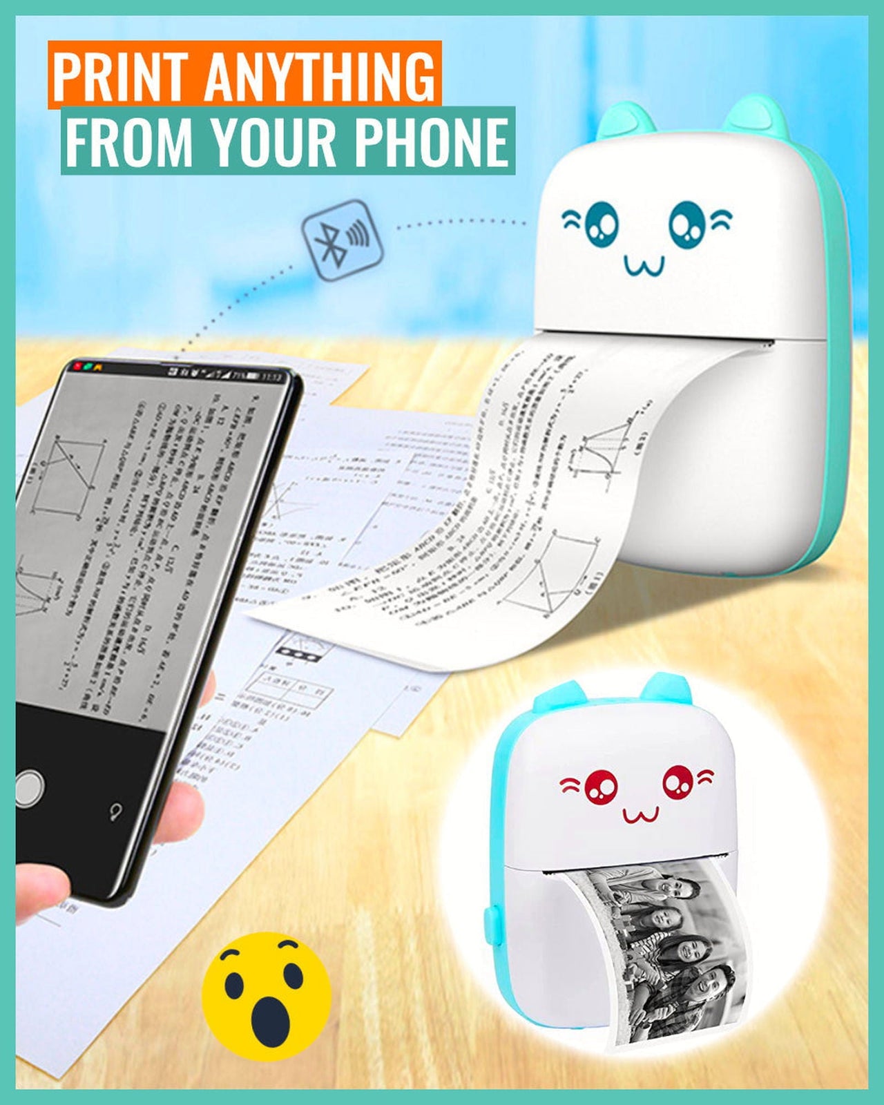 ThermPrint™️-Mini Pocket Thermal Printer - luvinly