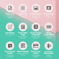 Thumbnail for ThermPrint™️-Mini Pocket Thermal Printer - luvinly