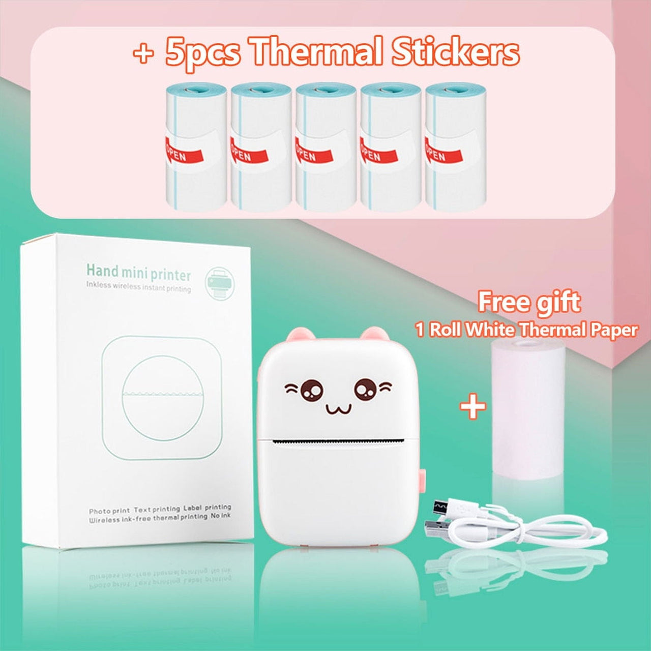 ThermPrint™️-Mini Pocket Thermal Printer - luvinly