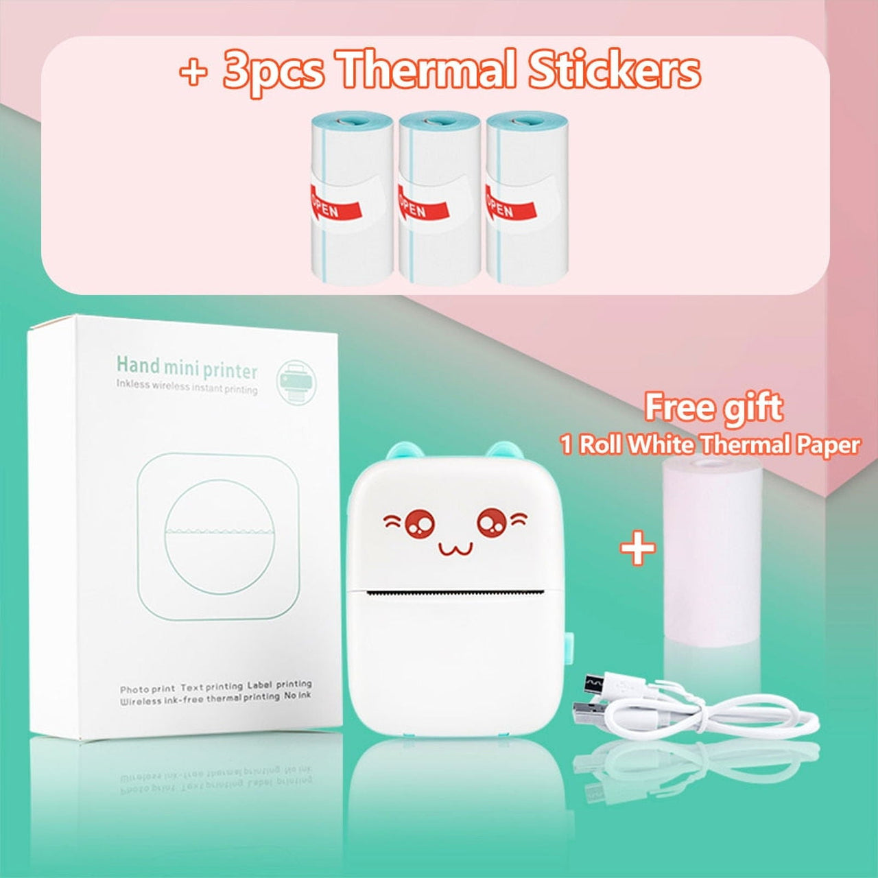 ThermPrint™️-Mini Pocket Thermal Printer - luvinly