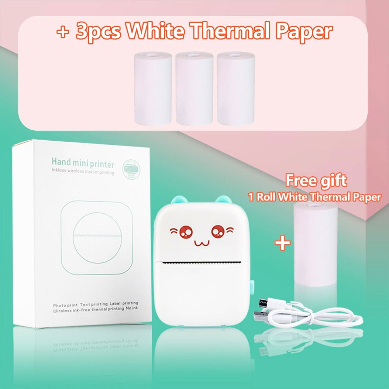ThermPrint™️-Mini Pocket Thermal Printer - luvinly