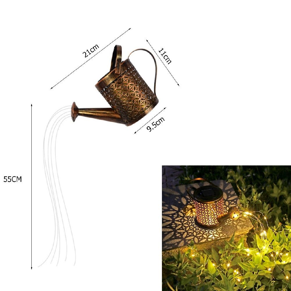 WATERING CAN SOLAR LAMP - luvinly