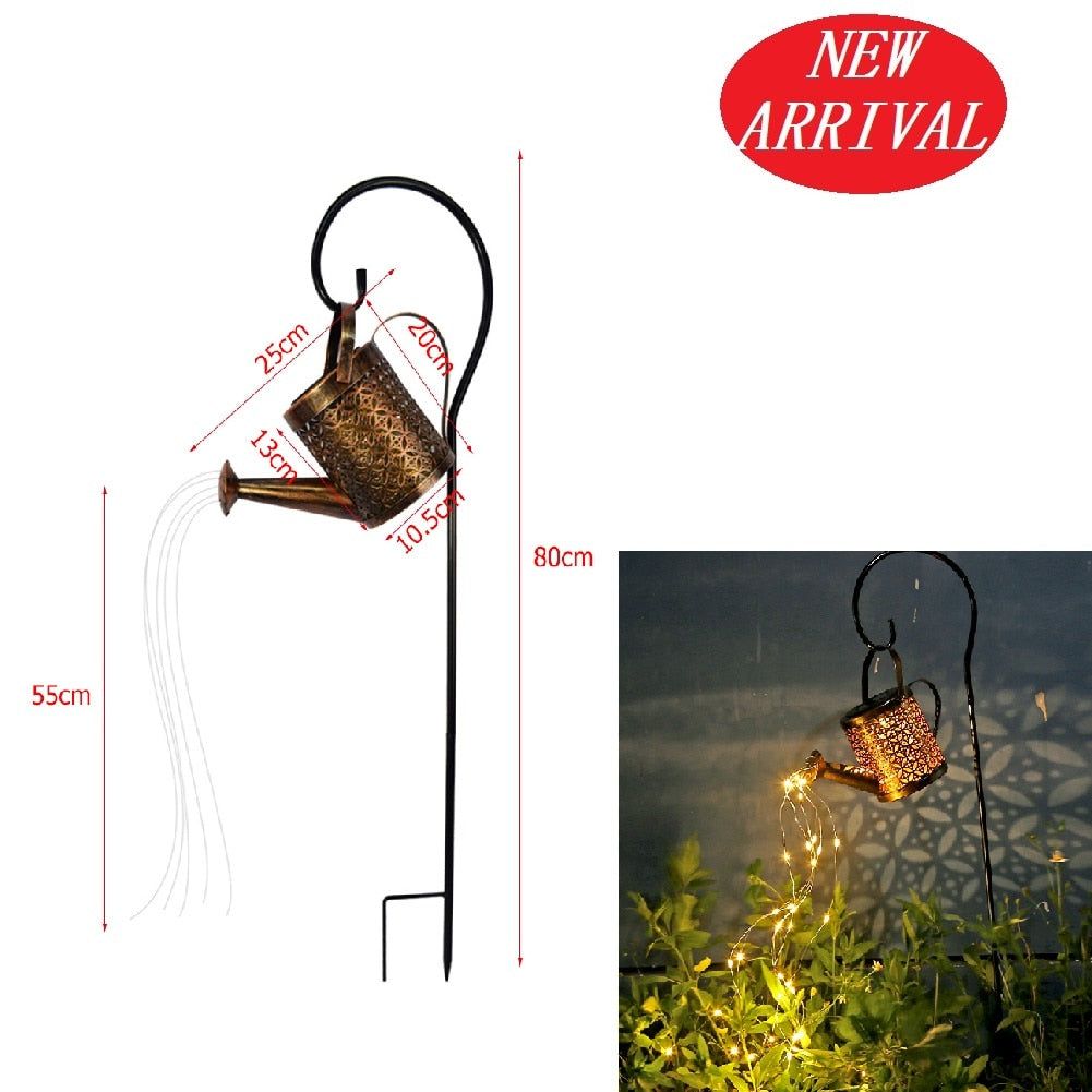 WATERING CAN SOLAR LAMP - luvinly