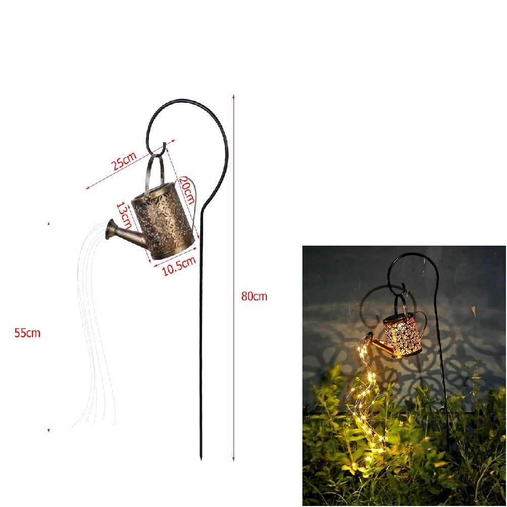 WATERING CAN SOLAR LAMP - luvinly