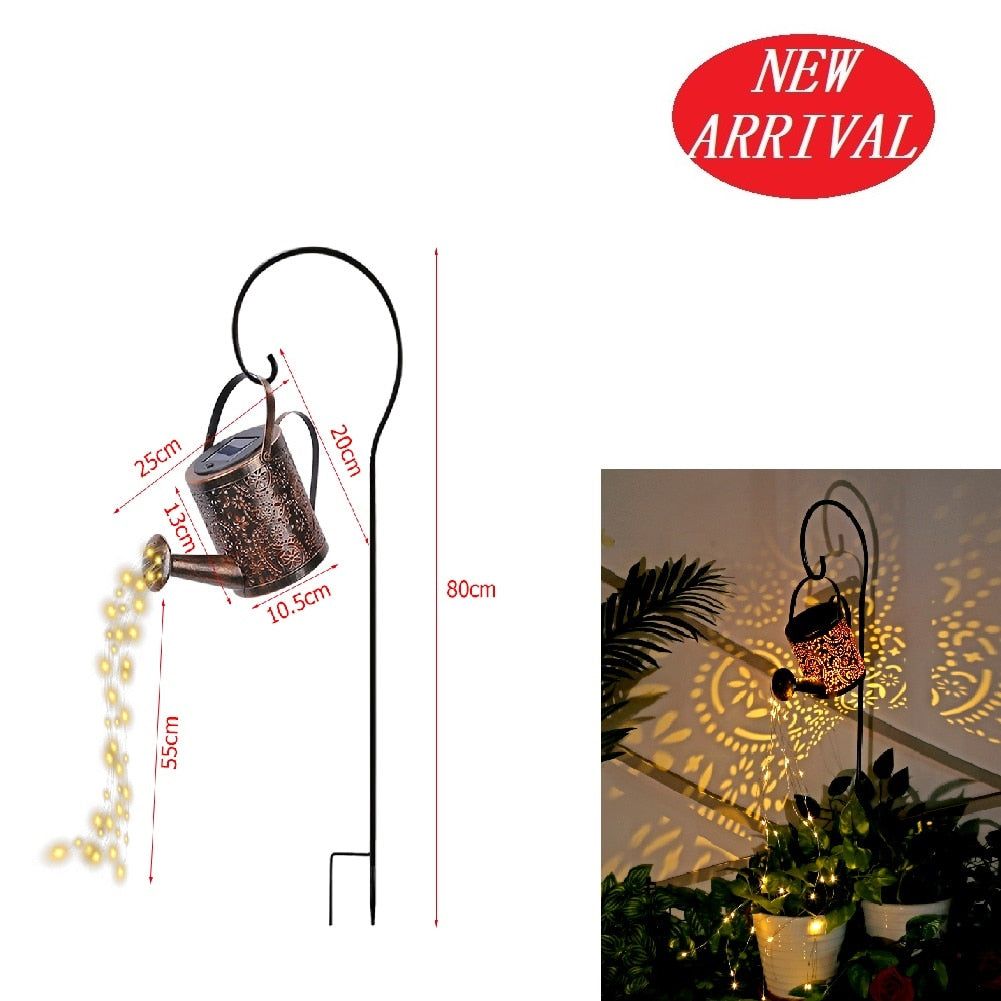WATERING CAN SOLAR LAMP - luvinly