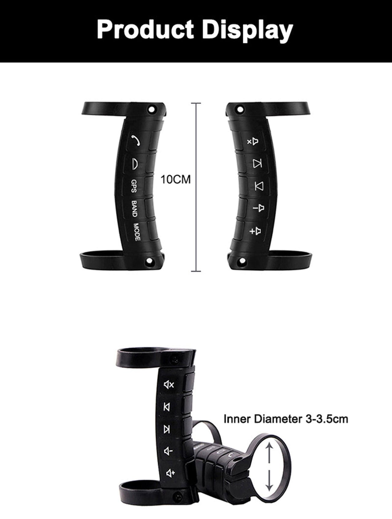 WIRELESS MULTIMEDIA STEERING WHEEL CONTROLLER - luvinly