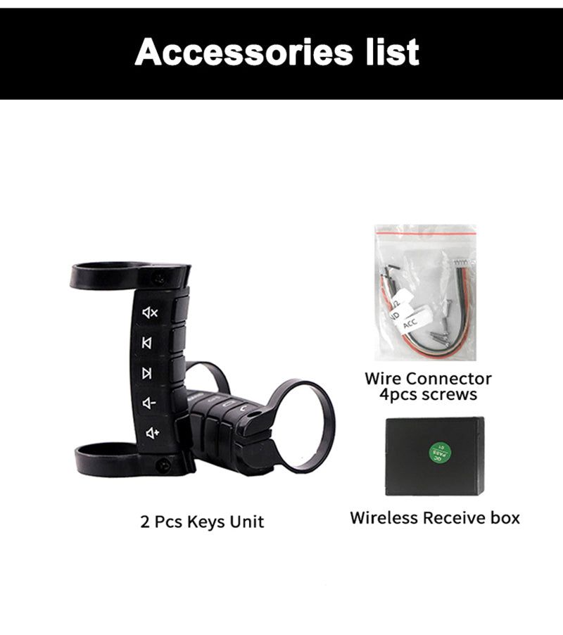 WIRELESS MULTIMEDIA STEERING WHEEL CONTROLLER - luvinly