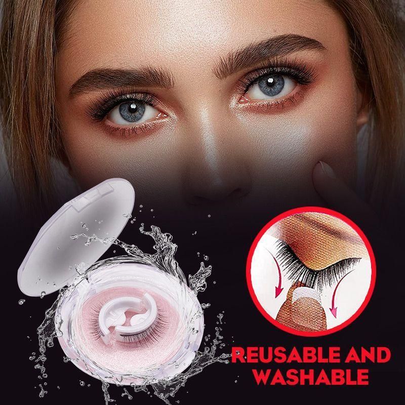 Waterproof – Reusable Self-Adhesive Eyelashes - luvinly