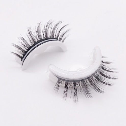 Waterproof – Reusable Self-Adhesive Eyelashes - luvinly