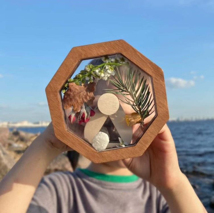 Wooden DIY Rotating Kaleidoscope - luvinly
