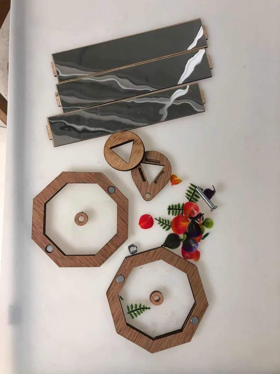 Wooden DIY Rotating Kaleidoscope - luvinly