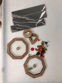 Thumbnail for Wooden DIY Rotating Kaleidoscope - luvinly