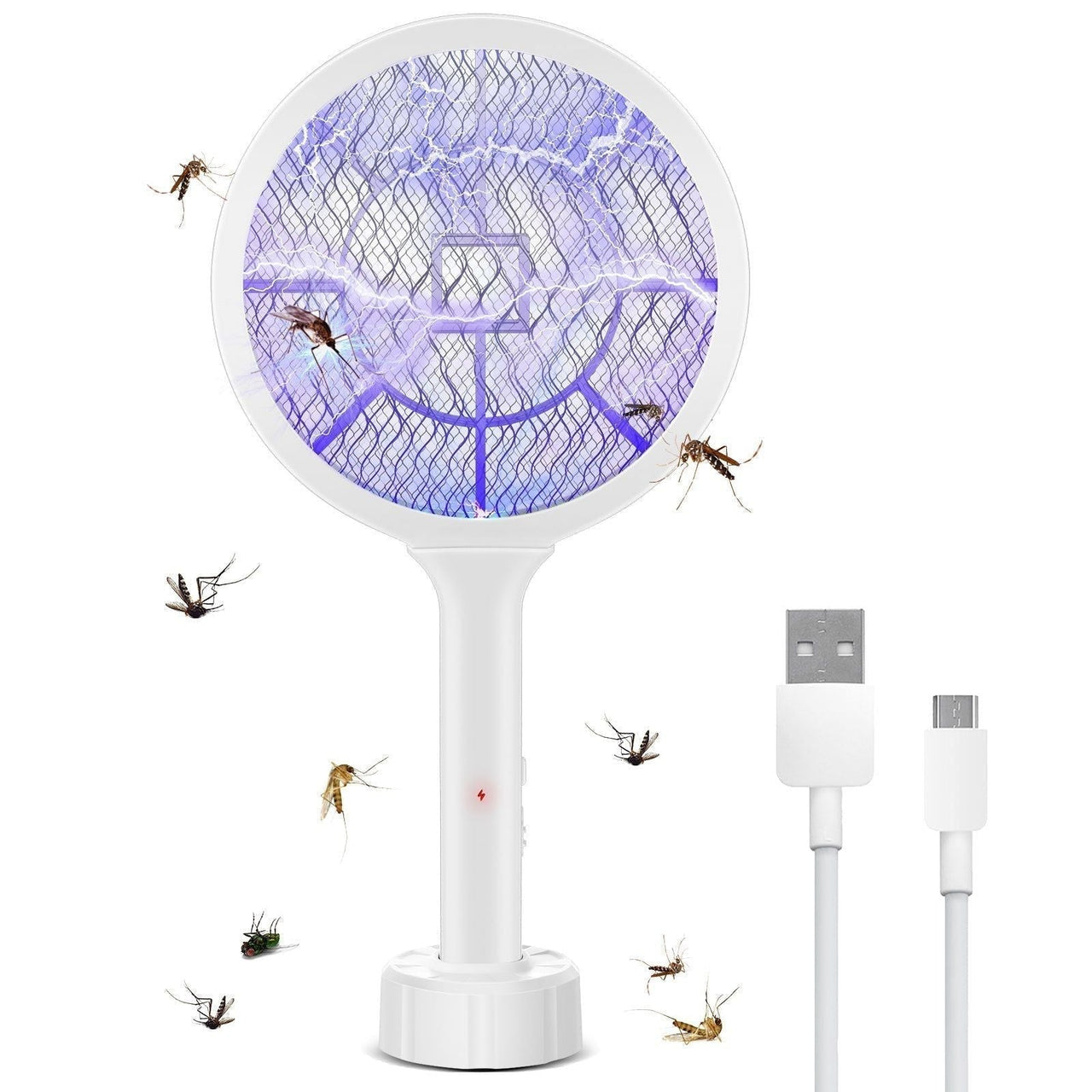 ZapDisc - 6 In 1 LED Display Smart Electric Mosquito Swatter - luvinly