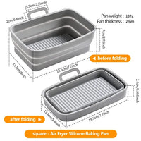 Thumbnail for Rectangular Air Fryer Baking Pan